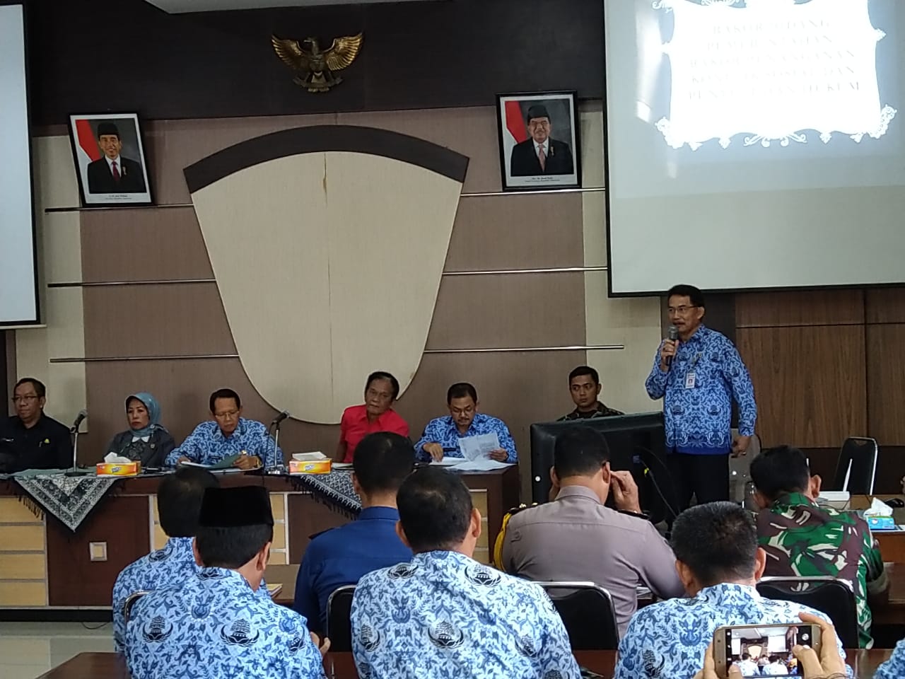 Penyuluhan Hukum Kepada Perangkat Daerah Oleh Forkopimda Kabupaten Semarang Tentang Pelaksanaan Pemilu 2019