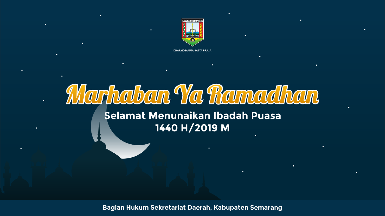Penetapan Hari dan Jam Kerja Selama Bulan Ramadhan/Puasa Tahun 1440 H/2019 M
