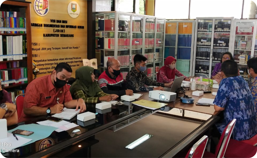Koordinasi Pengembangan Jaringan Dokumentasi dan Informasi Hukum (JDIH) dan E-Legal Drafting