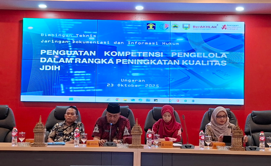 Penguatan Kompetensi Pengelola Dalam Rangka Peningkatan Kualitas JDIH