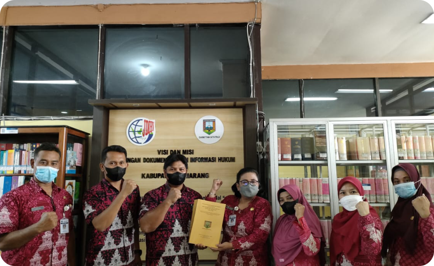 Penyerahan Data Dukung Kuesioner Indeks Desa Atau Kelurahan Sadar Hukum Tahun 2022