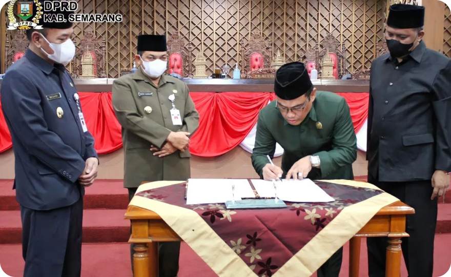Persetujuan Raperda Tentang Laporan Pertanggungjawaban Pelaksanaan APBD Kabupaten Semarang Tahun Anggaran 2021