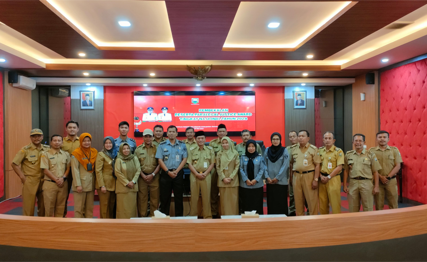 Pembekalan Peserta Paralegal Justice Award Tingkat Nasional Tahun 2024