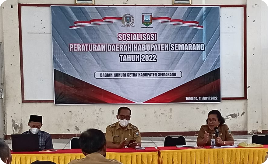 Sosialisasi Peraturan Daerah Di Kecamatan Bawen Kecamatan Pabelan dan Kecamatan Tuntang