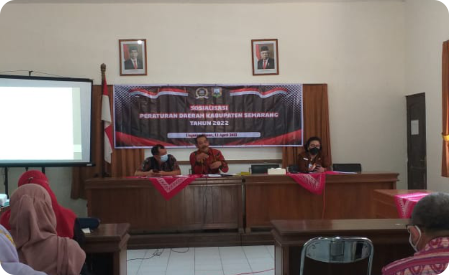 Sosialisasi Peraturan Daerah Di Kecamatan Ungaran Timur Kecamatan Bancak dan Kecamatan Pringapus
