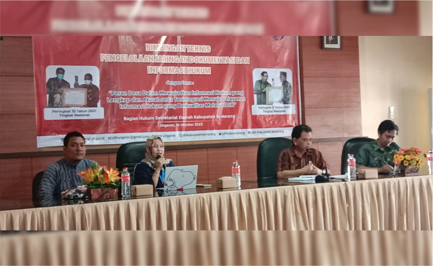 Peran Desa Dalam Mewujudkan Informasi Hukum yang Lengkap dan Akurat serta Terintegrasi Menuju Pelayanan Informasi Hukum yang Berkualitas Melalui JDIH