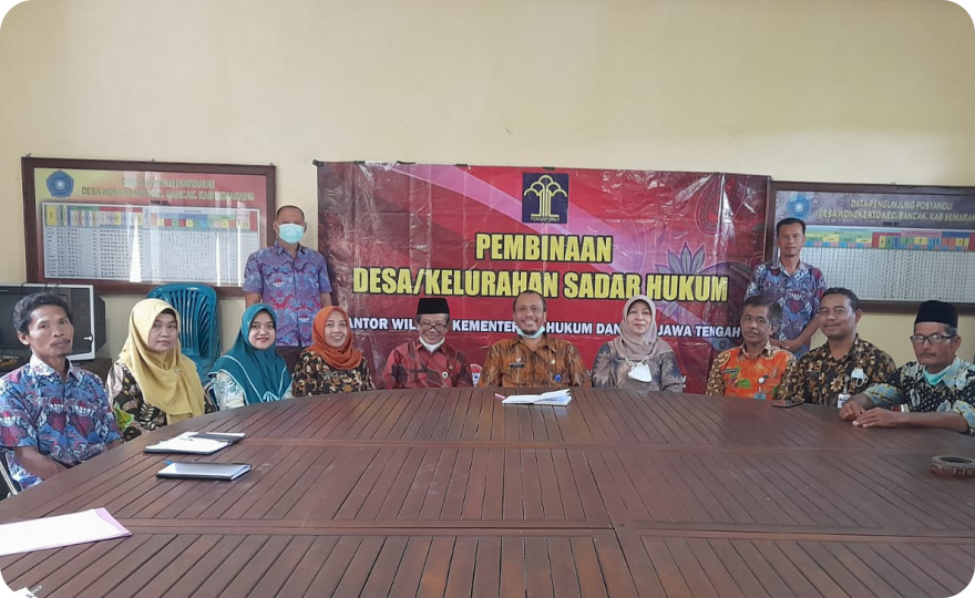 Evaluasi Desa Binaan Sadar Hukum Di Desa Wonokerto Kecamatan Bancak