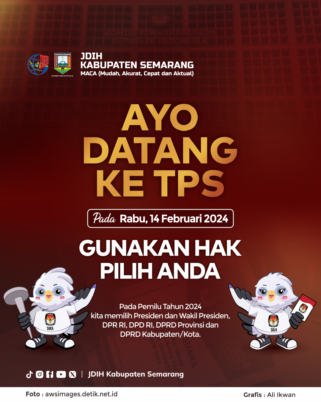 Rabu 14 Februari 2024 Ditetapkan Sebagai Hari Libur Nasional