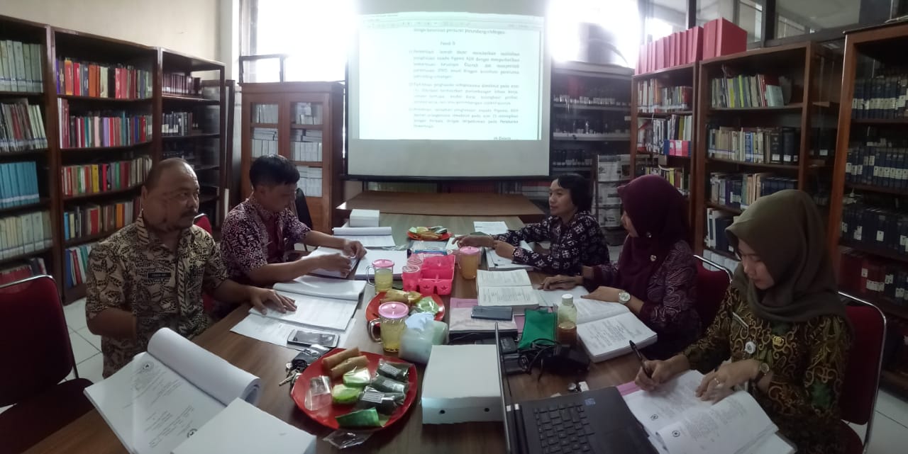 Rapat Lanjutan Evaluasi Peraturan Daerah Nomor 14 tahun 2008 tentang Pokok-Pokok Pengelolaan Keuangan Daerah