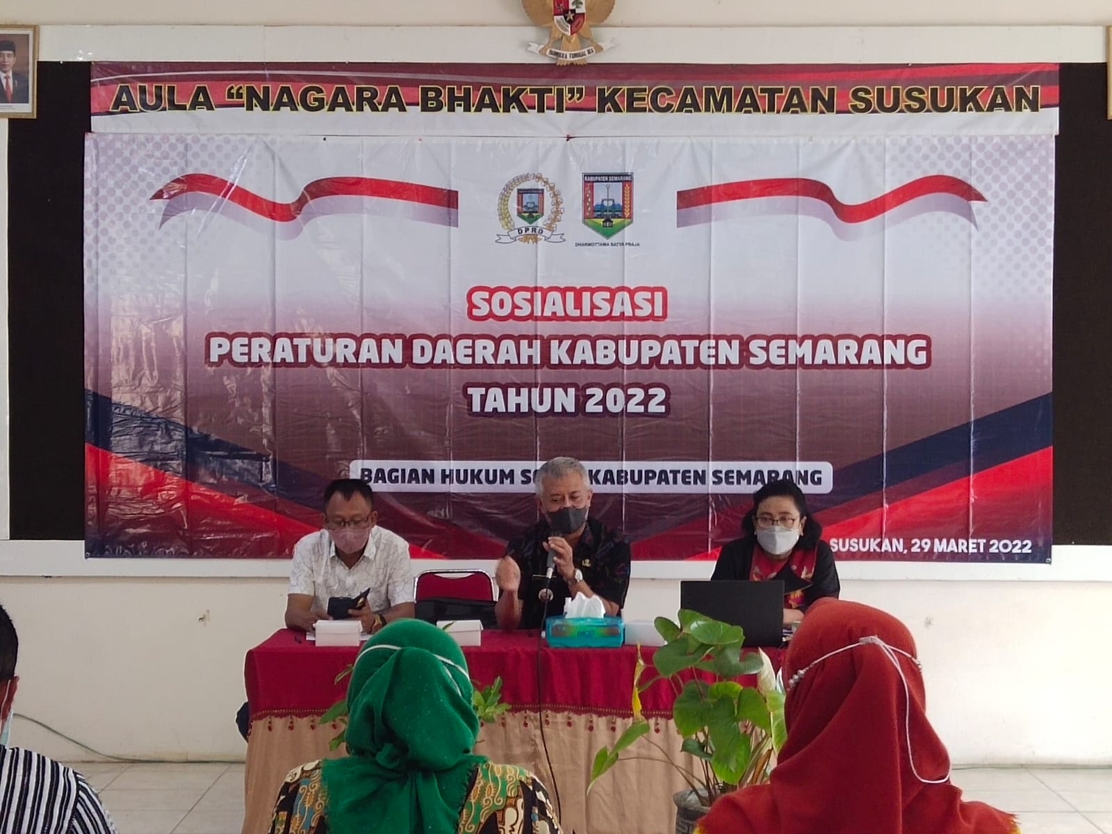 Sosialisasi Peraturan Daerah Kabupaten Semarang Tahun 2022 Di Kecamatan Susukan