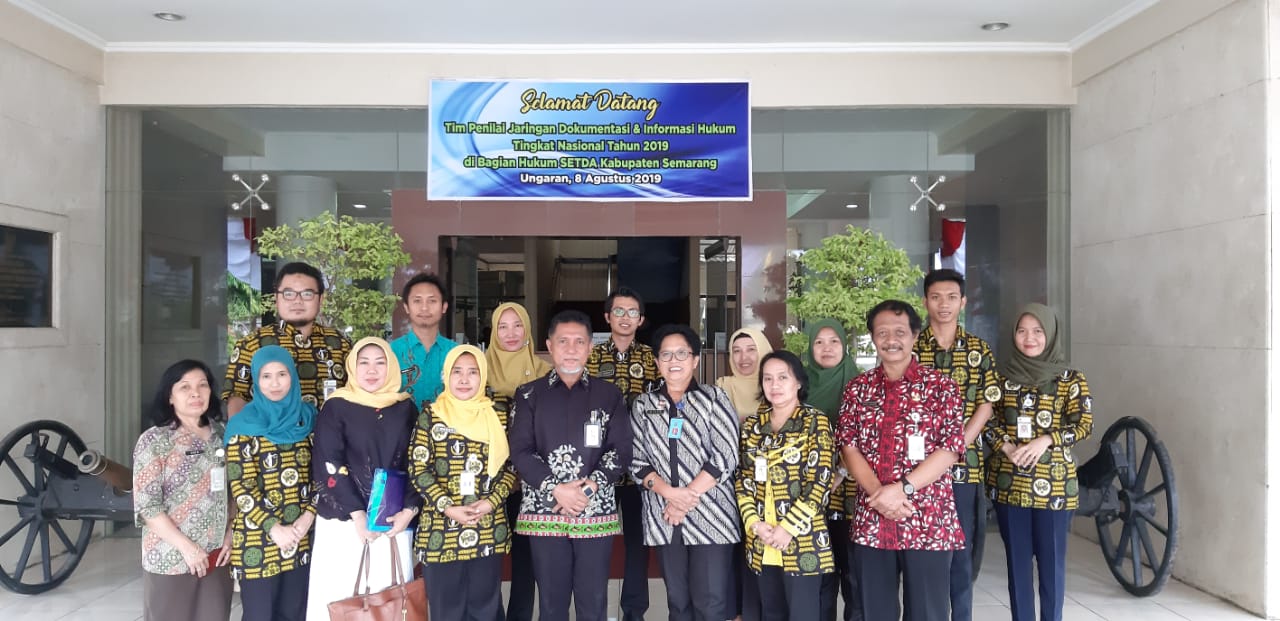 Penilaian JDIH Kabupaten Semarang Oleh Tim Penilai JDIH Tingkat Nasional (BPHN Kementerian Hukum dan HAM RI dan Kanwil Kementerian Hukum dan HAM Provinsi Jawa Tengah)