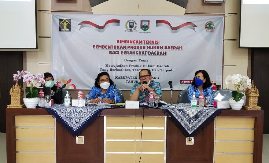 Mewujudkan Produk Hukum Daerah Yang Berkualitas Terencana Dan Terpadu Melalui Bimbingan Teknis