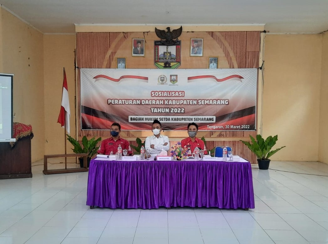 Sosialisasi Peraturan Daerah Kabupaten Semarang Tahun 2022 Di Kecamatan Tengaran