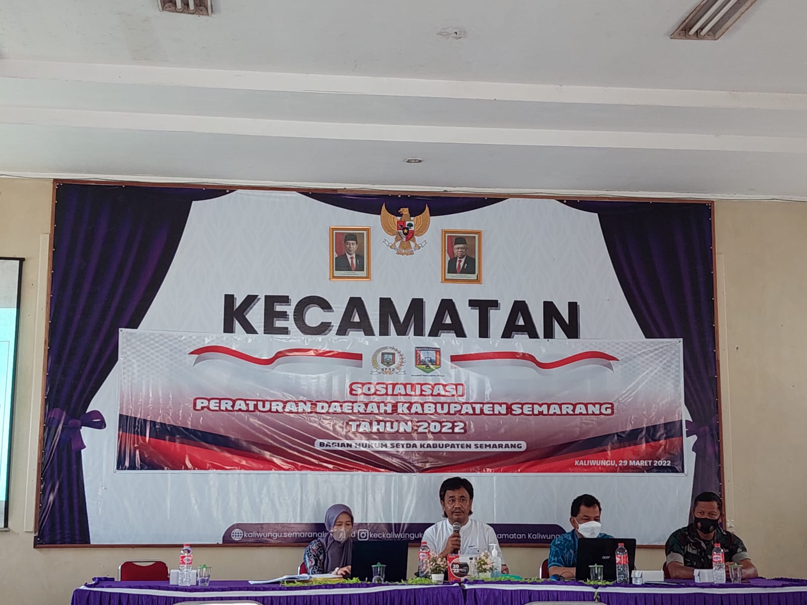 Sosialisasi Peraturan Daerah Kabupaten Semarang Tahun 2022 Di Kecamatan Kaliwungu